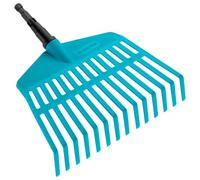 Gardena Déchets de combisystem: râteau léger et Pratique pour Les Petits Jardin, Dents en Plastique de Haute qualité, Largeur 27 cm, Correspondant à Toutes Les tiges CS (3105-20)