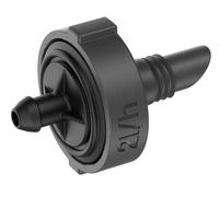 Gardena goutteur en ligne système micro drip 2 l/h, régulation de pression: Goutteur d’extrémité pour plantes individuelles avec différentes hauteurs de pot, constant de 0,5 à 4 bars (13302-20)