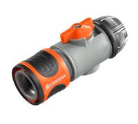 Gardena Hose Connector with Control Valve: Connection Piece to Change Accessorie