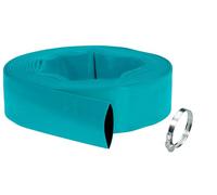 Gardena Jeu tube plat 38 mm (1 ½ pouce): Tuyau à eau flexible, kit tuyau pour pompes submersibles, collier de serrage, résistance à une pression de 5 bars, 10 m (5005-20)