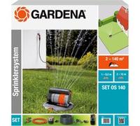 GARDENA Kit complet avec arroseur pivotant encastré OS 140, Systèmes de gicleurs