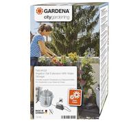 Gardena Kit d'extension pour mur végétal NatureUp! avec réservoir d'arrosage : arrosage sans raccordement d'eau, extension kit vertical et d'angle, transformateur et pompe basse tension (13158-20)