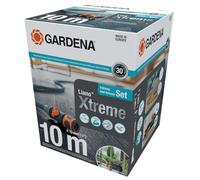 Gardena Liano Xtreme 1/2 pouce, 10m set + sac : Tuyau de jardin extrêmement robuste en tissu textile avec sac, avec tuyau intérieur en PVC, léger, résistant aux intempéries (18468-20)