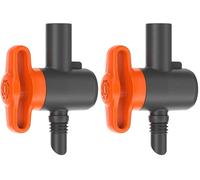 Gardena Micro-Drip-System régulateur p. asperseur: régule le débit d’eau au niveau des buses de pulvéris. ou au niveau du tuyau de rallonge pour buse de pulvéris. contenu: 5 pièces (13231-20)