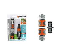 Gardena Nécessaire d'Arrosage 13 mm (1/2") et 15 mm (5/8") de Kit de Raccordement au Robinet & Nécessaires d'Arrosage de Raccords pour Extension de Tuyau 13 mm (1/2") et 15 mm (5/8")