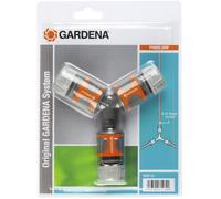 GARDENA Nécessaire de dérivation - Raccordement triple - Compatibilité Original GARDENA System - Robuste - Garantie 2 ans