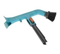 GARDENA Nettoyeur de gouttières combisystem – 2 racloirs & brosse à poils durs – Quantité:1