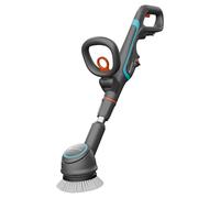 Gardena Nettoyeur de terrasse AquaBrush 18V / P4A - Compact - sans Chargeur ni Batterie: Extérieur, Commande à Un Bouton, Nettoyage Vertical, Ergonomique et réglable, sans Fil (14840-55)