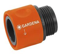 Gardena Pièce de tube de transition: connecteur du système d'origine, pour la transition d'un raccord de tuyau sur le connecteur du robinet, 26,5 mm (G 3/4 Pouce) (0917-50)