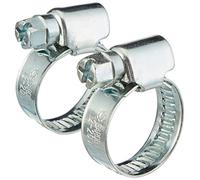 Gardena Pince à tuyau: Pince à tuyau en acier inoxydable Pour la fixation de tuyauterie, plage de serrage 12-20 mm (1/2 Pouce), bande passante 9 mm, fil de ver (7191-20)