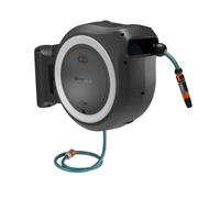 Gardena PowerRoll - Enrouleur à tambour sans fil 18 V PowerRoll XL, avec tuyau de 35 m, sans batterie ni chargeur, blanc 18642-55
