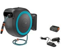Gardena PowerRoll XL Dévidoir mural 35m-set (1x2,5Ah/18V) turquoise 18640-20