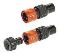 Gardena "Profi" Maxi-Flow - Jeu de connecteurs - adapté pour flexible 19 mm (3/4") Or G