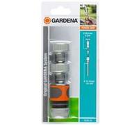 Gardena Kit de raccordement pour robinet extérieur 2x18201+1x18215 Ø13/15 mm