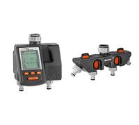 Gardena Programmateur d'Arrosage Multicontrol Duo : Commande Automatique de l'Arrosage & Distributeur 4 Voies de Gardena : Possibilité de Raccorder jusqu'à 4 Appareils au Robinet