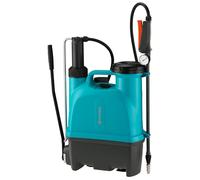 Gardena Pulvérisateur Dos 12 l Plus: Pulvérisateur à Pression avec Lance télescopique, Grande Ouverture de Remplissage, récipient de Forme Ergonomique, buse en Laiton de Haute qualité (11142-20)