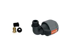 Gardena Purge Automatique de Accessoire pour Dérivation en T à Filetage Femelle 25 mm X 3/4" & Coude 90° Mâle de Pièce pour Raccordement à l'Extrémité du Tuyau, 25 mm X 1/2"