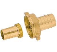 GARDENA Raccord cannelé, 3 parties filetage de 26,5 mm pour tuyaux de 13 mm