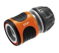 GARDENA Raccord d'arrosage Aquastop 13 et 15 mm – coupe l'eau lors du désaccouplement