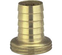 Gardena Raccord de tuyau en laiton 1 pièce: Raccordement à vis en laiton de haute qualité, 33,3 mm (G 1 Pouce) - Fil, pour 19 mm (3/4 Pouce) - Tuyaux (7148-20)