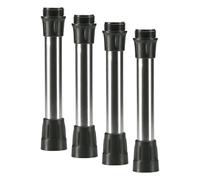 Gardena Rallonge de tube télescopique : Tube de rallonge pour pompes de citernes pluviales, 21cm, idéal pour les récipients d'eau plus longs, filetage 33,3mm (G1") / 33,3mm (G1") (1420-20) (Lot de 4)