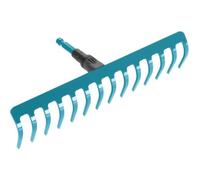 GARDENA Râteau de jardin 36cm Combisystem® - Acier robuste - 14 dents - Ratissage & nivellement du sol - Garantie 25 ans (3178-20)