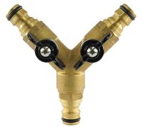 Gardena® Répartiteur en Y à 3 voies ou avec filetage intérieur 3/4" Valve de robinet