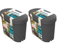 Gardena réserve d‘Eau: réserve d’Eau pour l’intérieur et l’extérieur, Extensible avec Tuyau de Distribution et Distributeur, 10,5 l (13367-20) (Lot de 2)