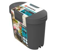 Gardena réserve d‘Eau: réserve d’Eau pour l’intérieur et l’extérieur, Extensible avec Tuyau de Distribution et Distributeur, 10,5 l (13367-20)