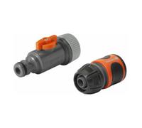 Gardena Set de raccordement 1989-20 pour tuyaux micro-poreux 13 mm (1/2") 2 pièces
