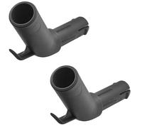 Gardena Single Plug Flex : support avec petit crochet pour petits appareils, rallonge pour bande d'appareils (combisystem) Flex, enfichable de manière flexible, en matériau recyclé, 2 pièces (3507-20)