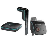 Gardena smart Control Kit capteurs : Système d'arrosage intelligent pour plus de 6 zones, avec Water Control smart/capteur smart/Gateway smart, à commander via appli (19202-20)
