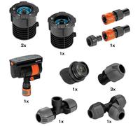 GARDENA système Sprinkler 08272-20 Kit de démarrage arroseur oscillant Pipeline raccord enfichable