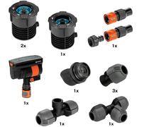 GARDENA système Sprinkler 08272-20 Kit de démarrage arroseur oscillant Pipeline raccord enfichable