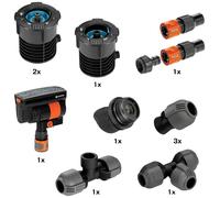 GARDENA système Sprinkler 08272-20 Kit de démarrage arroseur oscillant Pipeline raccord enfichable