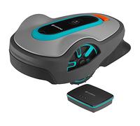 Gardena Tondeuse Robot Smart SILENO City 500 m² Set: Technologie Lona IA innovante, réglage Via Application, SensorControl, pour pentes 35% Max, passerelle Smart, FR-Version (19602-66)