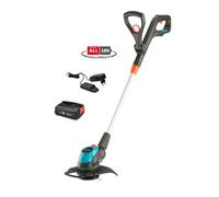 Gardena - Tondeuse sans fil 18 V EasyCut 23/18 V P4A, largeur de coupe 23 cm, 2 batteries Li-Ion 2,0 Ah, chargeur 14700-20