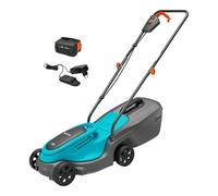Gardena Tondeuse à gazon sans fil PowerMax 30/18V P4A – 30 cm, batterie 18 V 4,0 Ah, bac 25 l
