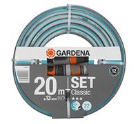 Gardena 18008-20 Classic Tuyau 13 Mm 1/2 Douane 20 M Avec Eléments Du Système Multicolore Multicolore G