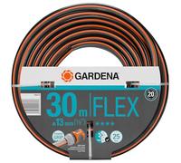 Gardena Tuyau Comfort FLEX 13mm (1/2 Pouce) 30m : tuyau d'arrosage indéformable avec profilé Power-Grip, en tissu haute qualité, résistance à l'éclatement de 25 bars, sans pièces du système (18036-20)