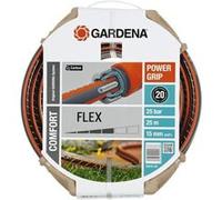 Gardena Tuyau D'Arrosage Comfort Flex - Longueur 25M - Ø15Mm - Anti Noeud Et Indéformable - Garantie 20 Ans (18045-26) Orange G
