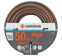 Gardena Tuyau Highflex Comfort 13 mm (1/2 Pouce), 50 m: Tuyau de jardin avec profilé de puissance, pression de 30 bars, stable dimensionnellement, résistant aux UV, emballé (18069-20)