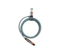 GARDENA Tuyau Spiral 7,5 m avec support intégré - Lance de nettoyage - Connecteurs
