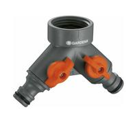 GARDENA Vanne 2 voies GARDENA, pour robinets avec filetage 26,5 mm (G3/4) Quantité:1