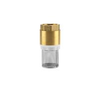 Gardena Vanne de pied en laiton: clapet anti-retour, 33,3 mm (G 1 Pouce) - Fil pour la connexion à des pompes, y compris le panier d'aspiration, le cône de vanne et le joint d'étanchéité (7221-20)