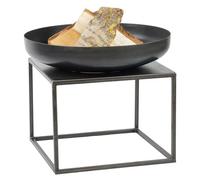 Gardener coupe à feu artistique sur support haut | Ø70cm x H 55cm