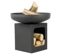 Gardener coupe à feu haute avec réserve de bois | Ø70cm x H 57cm