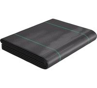 GardenGloss 10m² Tissu anti-mauvaises herbes 100g/m² - Perméable et résistant à la déchirure - Stabilisation UV - (5m x 2m, Plié)