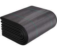 GardenGloss 30m² Tissu anti-mauvaises herbes 100g/m² - Perméable et résistant à la déchirure - Stabilisation UV - (15m x 2m, Plié)