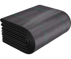 GardenGloss 30m² Tissu anti-mauvaises herbes 100g/m² - Perméable et résistant à la déchirure - Stabilisation UV - (15m x 2m, Plié)